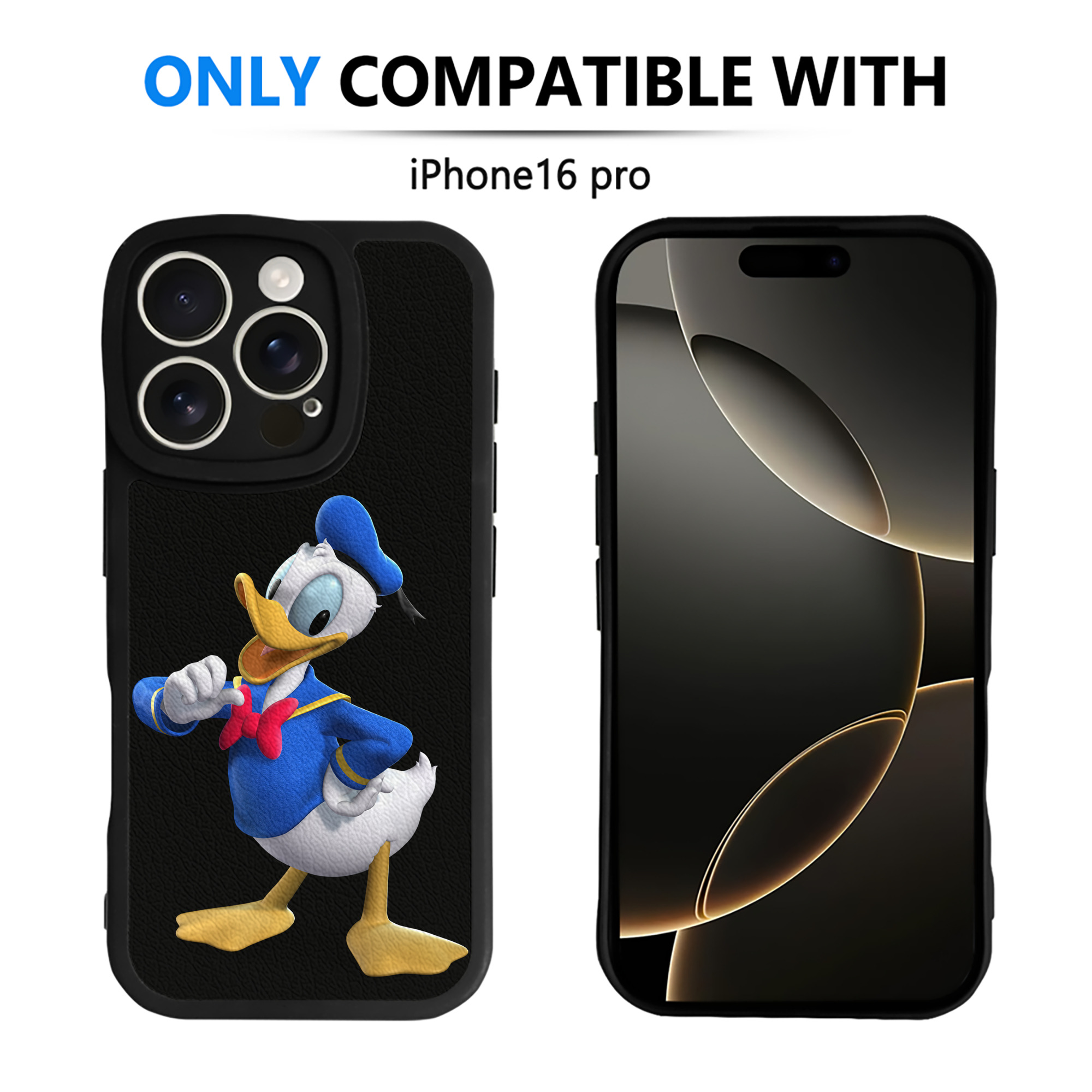 （画像用） ミッキーマウス Mickey Mouse 【iPhone 16シリーズ対応】シリコンスマホケース（レザー調） 材質：シリコン